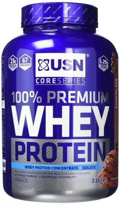 Протеїн USN 100% Premium Whey Protein 2280 г Шоколад (6009694864343)