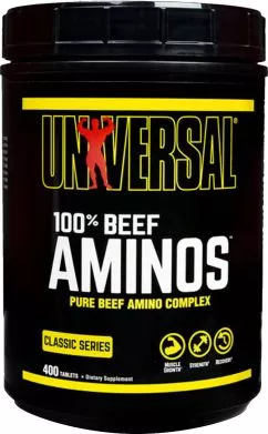 Протеин в таблетках Universal 100% Beef Aminos 400 т (39442110664)