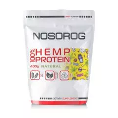 Рослинний протеїн NOSOROG 100% Hemp Protein 400 г без смаку (2000000004648)