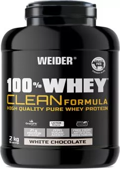Протеин 100% Whey Clean Protein Белый шоколад 2 кг (8414192315217)