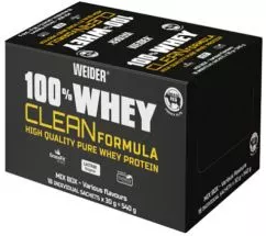 Протеїн Mix Box 100% Whey Clean Protein 18 саше по 30 г Шоколад-Какао (8414192315613)