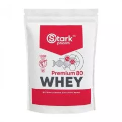 Сироватковий протеїн Whey 80 Premium StarkPharm 1000 г (414)