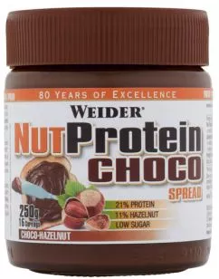 Протеин Weider Nut Protein Spread 250 г Шоколадно-ореховый (8414192346891)