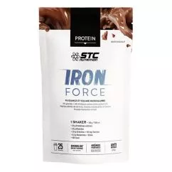 Протеин STC Айрон Форс Шоколад / IRON FORCE PROTEIN CHOCOLAT – протеин для силы и объема мышц, 750 г (SNS10)