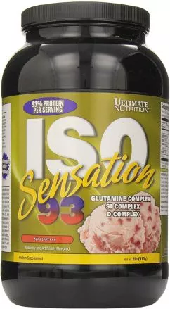 Протеїн Ultimate Nutrition ISO Sensation 910 г Strawberry (099071002846)