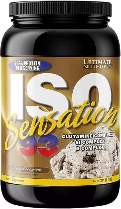 Протеин Ultimate Nutrition ISO Sensation 910 г Cookies & Cream (099071002822)