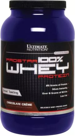 Протеин Ultimate Nutrition Prostar Whey Protein 907 г Chocolate (099071001467)