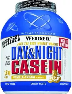 Протеїн Weider Casein 1.8 кг Ваніль (4044782312711)