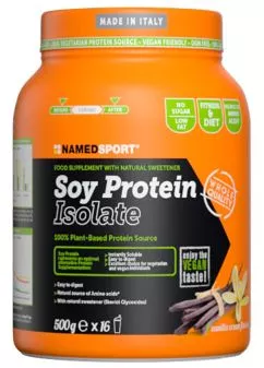 Протеїн Namedsport SOY PROTEIN ISOLATE 500 г Ваніль (8054956340958)