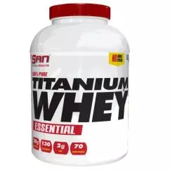 Протеїн SAN 100% Pure Titanium Whey Essential, 2.27 кг Полуниця (CN2541-3)