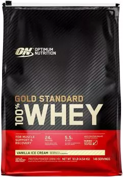 Протеин Optimum Nutrition 100% Whey Gold Standard 4.54 кг Vanilla Ice Cream (748927028744)