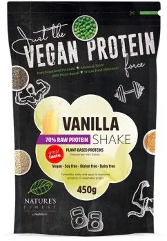 Протеїновий коктейль Natures Finest vegan protein ваніль 450 г (383005295445)
