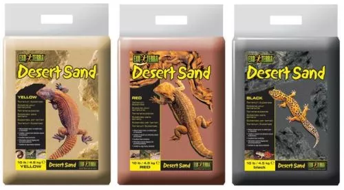 Наполнитель для террариума Exo Terra Desert Sand Песок 4,5 кг (черный) (PT3101) - фото №2