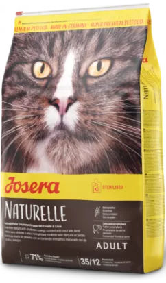 Josera Naturelle 2 кг (чечевица и форель) сухой корм для котов