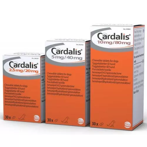 Таблетки для собак Ceva Кардалис 5 мг/40 мг 30 таблеток (3411112028092) - фото №2