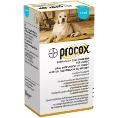 Bayer Прококс для собак суспензия 7,5 мл (4007221037941)