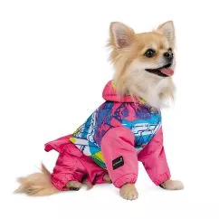 Дощовик Pet Fashion «Juicy» для дівчинки, розмір S, рожевий