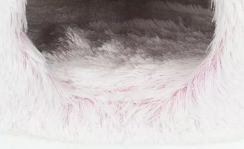 Царапка Trixie Harvey для кошек, джут/плюш/флис, 54х40х73 см (бело-розовый) (44539) - фото №5