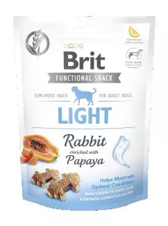 Brit Care Light Функциональное лакомство для собак, с кроликом и папаей, 150 г