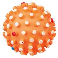 Trixie М'яч голчастий з пискавкою іграшка для собак, d:10 см