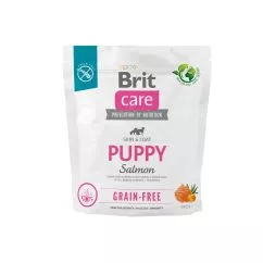Сухой корм Brit Care Dog Grain-free Puppy для щенков, беззерновой с лососем, 1 кг (172193)