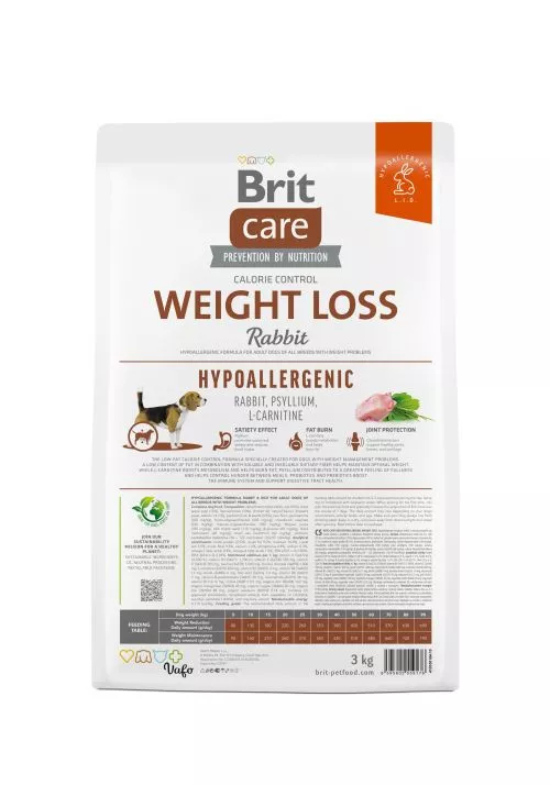 Сухий корм Brit Care Dog Hypoallergenic Weight Loss для собак із зайвою вагою, гіпоалергенний з кроликом, 3 кг (172224) - фото №5