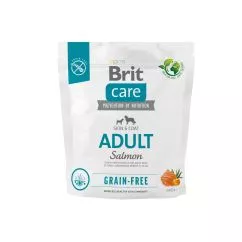 Сухой корм Brit Care Dog Grain-free Adult для собак малых и средних пород, беззерновой с лососем, 1 кг (172196)