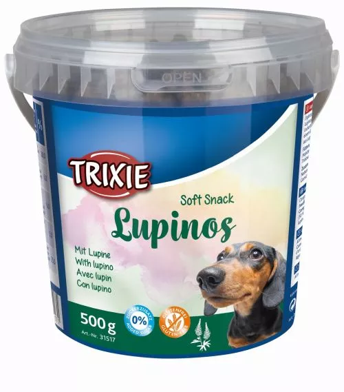 Trixie Soft Snack Lupinos Вітамізовані ласощі для собак, м'ясо птахів/білок люпину, 500 г - фото №3