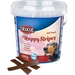 Trixie Happy Stripes Лакомства мягкие для собак, с говядиной, 500 г