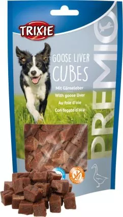 Trixie Premio Guse Liver Cubes Ласощі для собак, з гусячою печінкою, 100 г