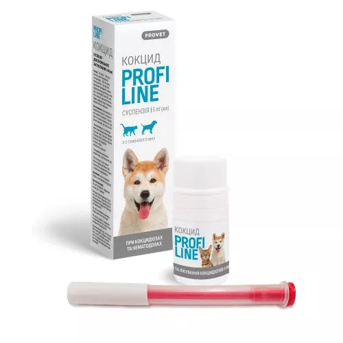 Суспензія ProVet Profiline Кокцид для котів та собак, 5.0 мл (антигельмінтик) (PR243087) - фото №4
