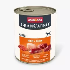 Влажный корм Animonda GranCarno для взрослых собак, с говядиной и курицей, 400 г (AM-82741)