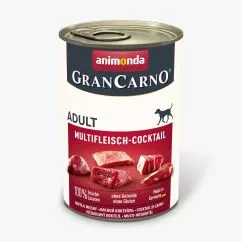 Вологий корм Animonda GranCarno для дорослих собак, мультим'ясний коктейль, 400 г (AM-82730)
