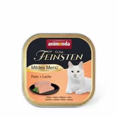 Animonda Vom Feinsten с индейкой и лососем, 100 г влажный корм для котов