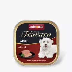 Вологий корм Animonda Vom Feinsten для дорослих собак, з олениною, 150 г (AM-82660)