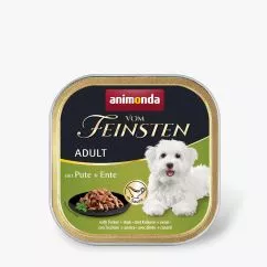Вологий корм Animonda Vom Feinsten для дорослих собак, з індичкою та качкою, 150 г (AM-82310)