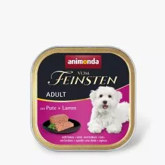 Вологий корм Animonda Vom Feinsten для дорослих собак, з індичкою та ягням, 150 г (AM-82611)