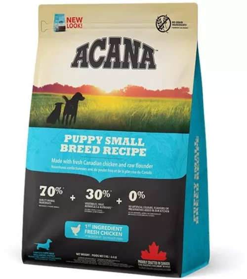 Acana Puppy Small Breed 2 kg сухий корм для цуценят та молодих собак дрібних порід - фото №2