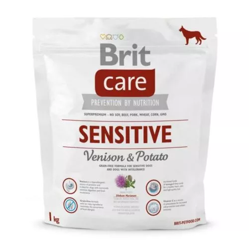 Brit Care Sensitive Venison & Potato 3 kg сухий корм для собак із чутливим травленням - фото №3