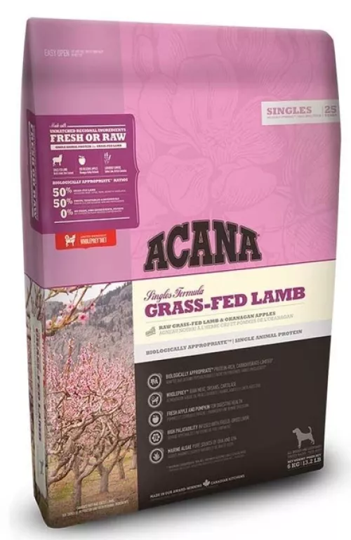 Acana Grass-Fed Lamb 6 kg сухий корм для собак із чутливим травленням - фото №2
