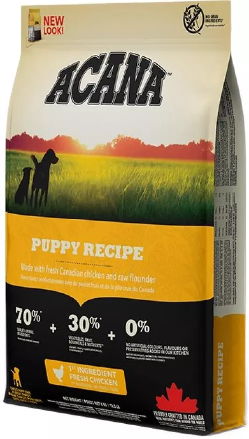 Acana Puppy Recipe 6 kg сухий корм для цуценят та молодих собак середніх порід - фото №3