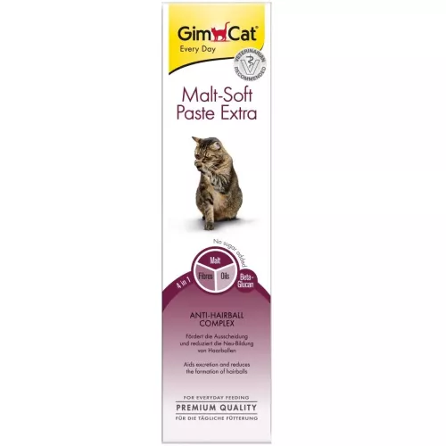 Паста для котів GimCat Malt-Soft Extra 100 г (для виведення шерсті) (G-407531/417936) - фото №2