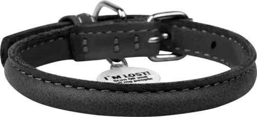 Collar Soft Ошейник для собак XS 25-33 см/8 мм черный (С22321) - фото №2