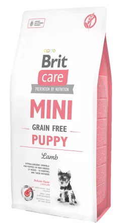 Brit Care Mini Grain Free Puppy Lamb 7 kg сухой корм для щенков и молодых собак миниатюрных пород