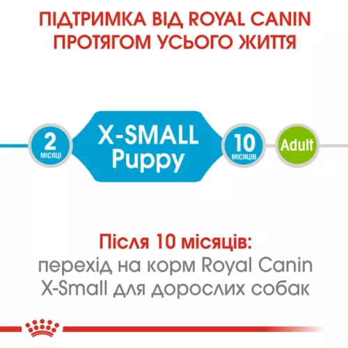 Royal Canin Xsmall Puppy 3 kg сухий корм для цуценят дрібних порід - фото №4