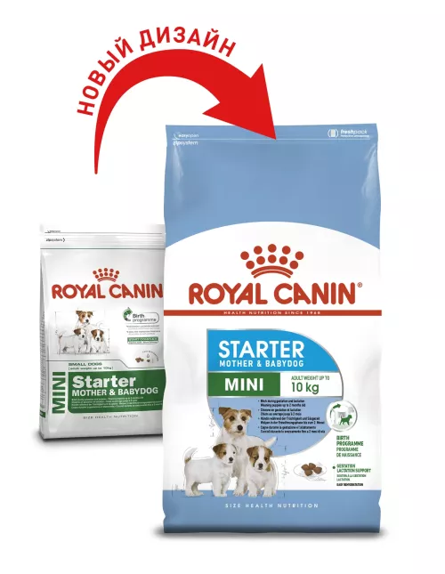 Royal Canin Mini Starter 1 kg сухой корм для щенков миниатюрных пород - фото №2