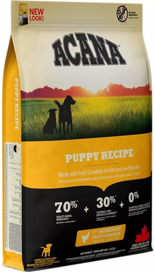 Acana Puppy Recipe 6 kg сухий корм для цуценят та молодих собак середніх порід - фото №2
