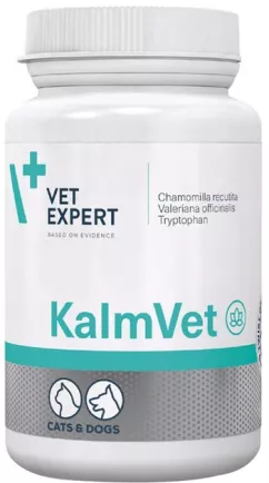 VetExpert KalmVet успокоительный препарат для собак и котов 60 таблеток