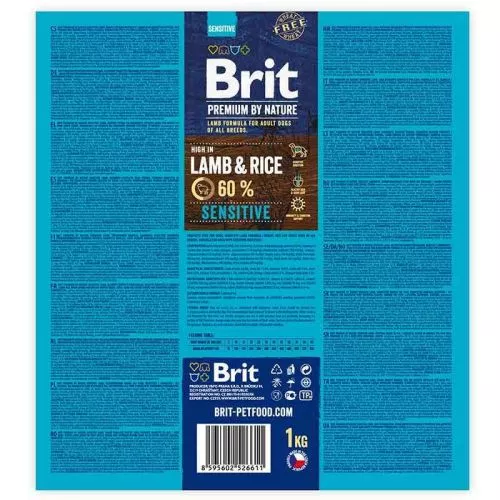 Brit Premium Sensitive Lamb 15 kg сухий корм для собак із чутливим травленням - фото №6
