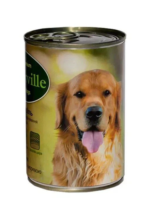 Влажный корм для собак Baskerville Петух с рисом и цуккини 800 г (4250231596711) - фото №2